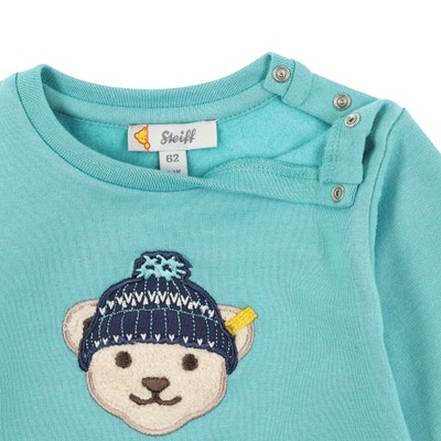 Sweatshirt, mittelblau für Jungs