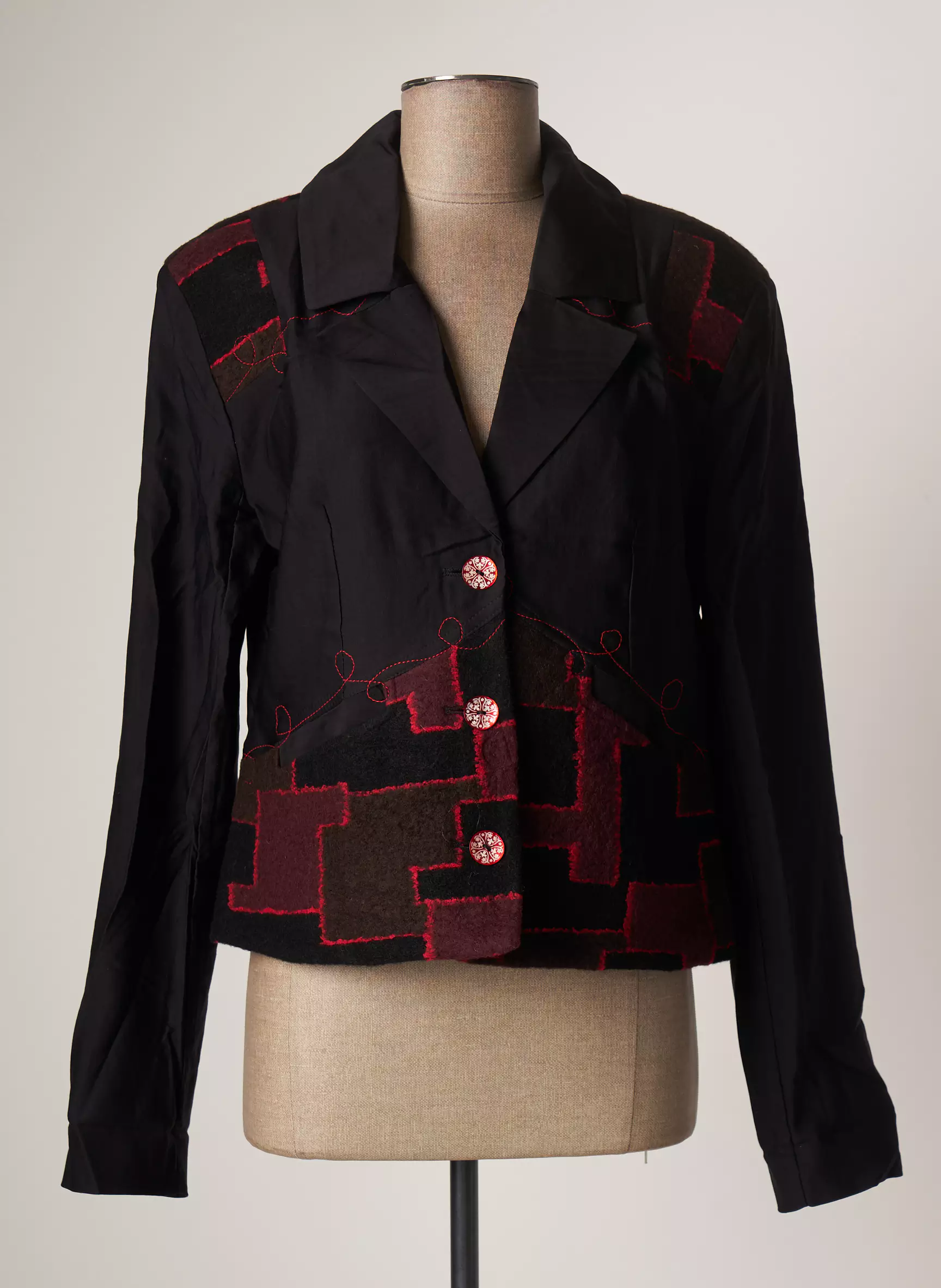 Madame Zaza Of Marseille Vestecasual Femme couleur noir