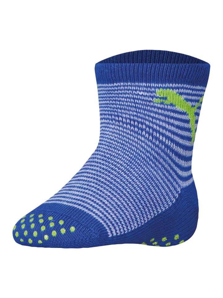 Puma Socken 6er Pack in Grau/Blau günstig kaufen