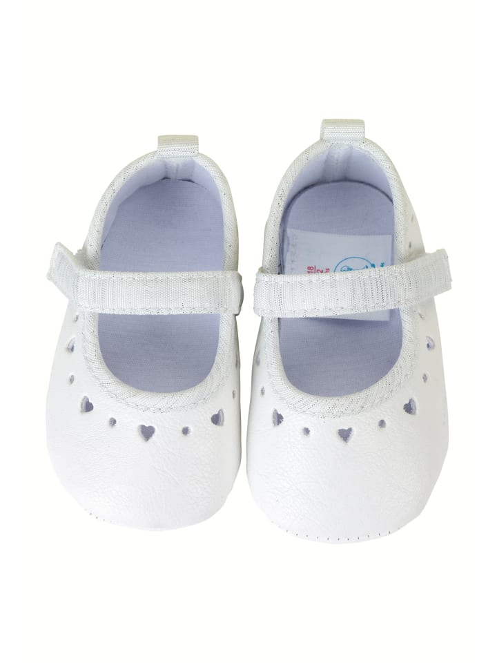 Sterntaler Baby Ballerinas Herz in weiß günstig kaufen