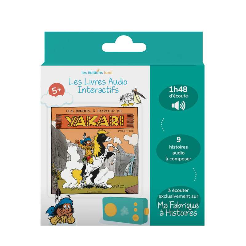 Coffret livre audio, Les bandes à écouter de Yakari Lunii