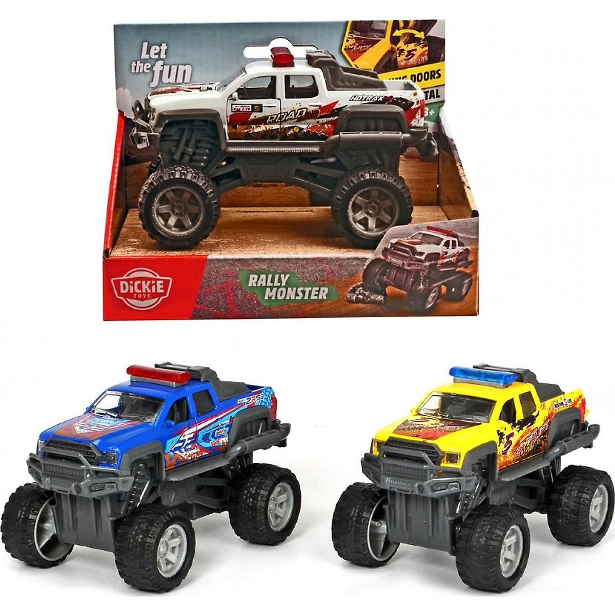 Rally Monster, 3-fach sortiert
