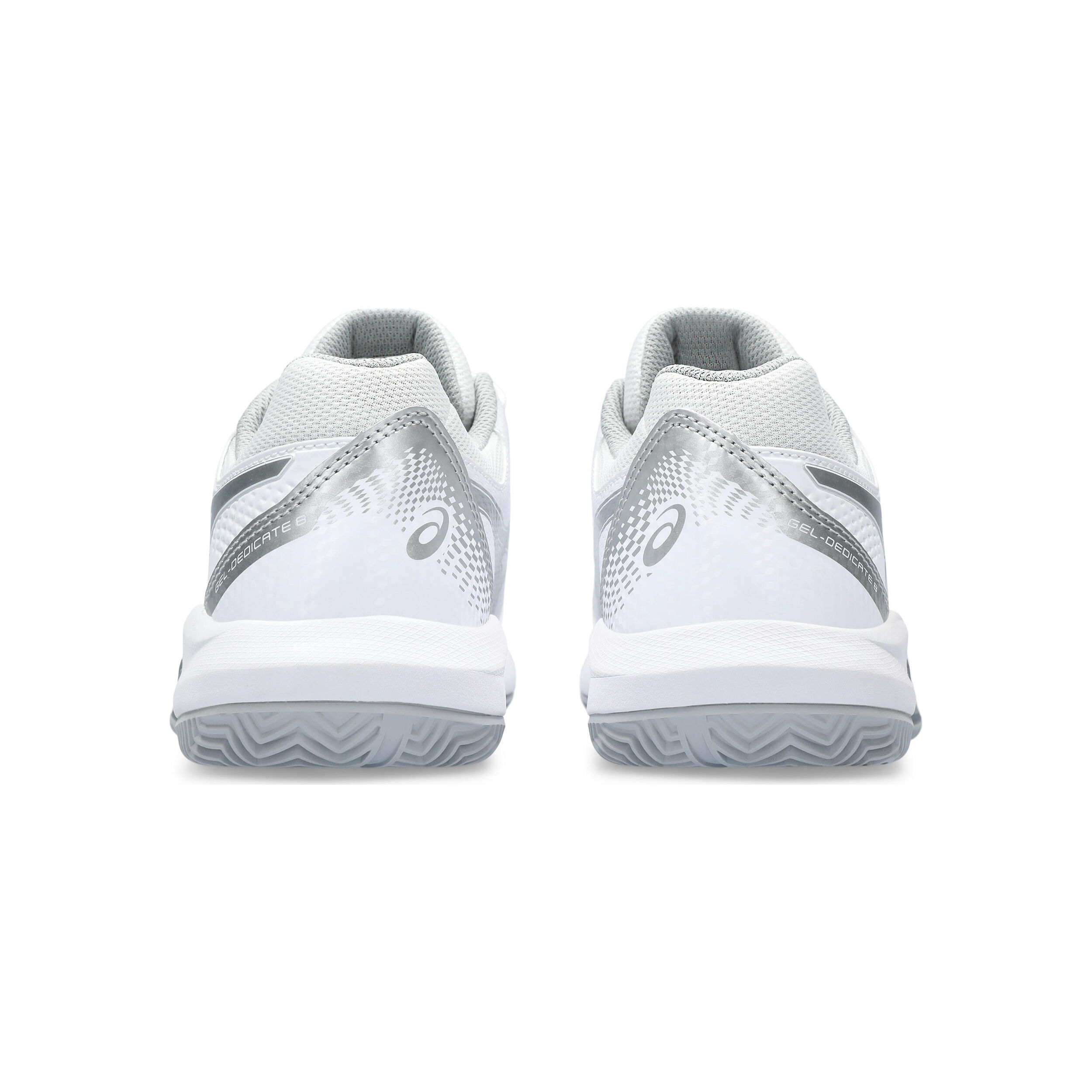 Gel-Dedicate 8 Sandplatzschuh Damen - Weiß, Silber