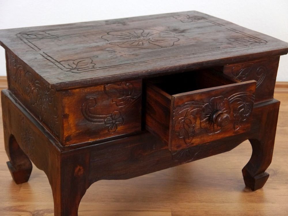 livasia Couchtisch livasia Couchtisch aus Bali, nachhaltig, handgefertigt, 59x39cm, handgefertigt