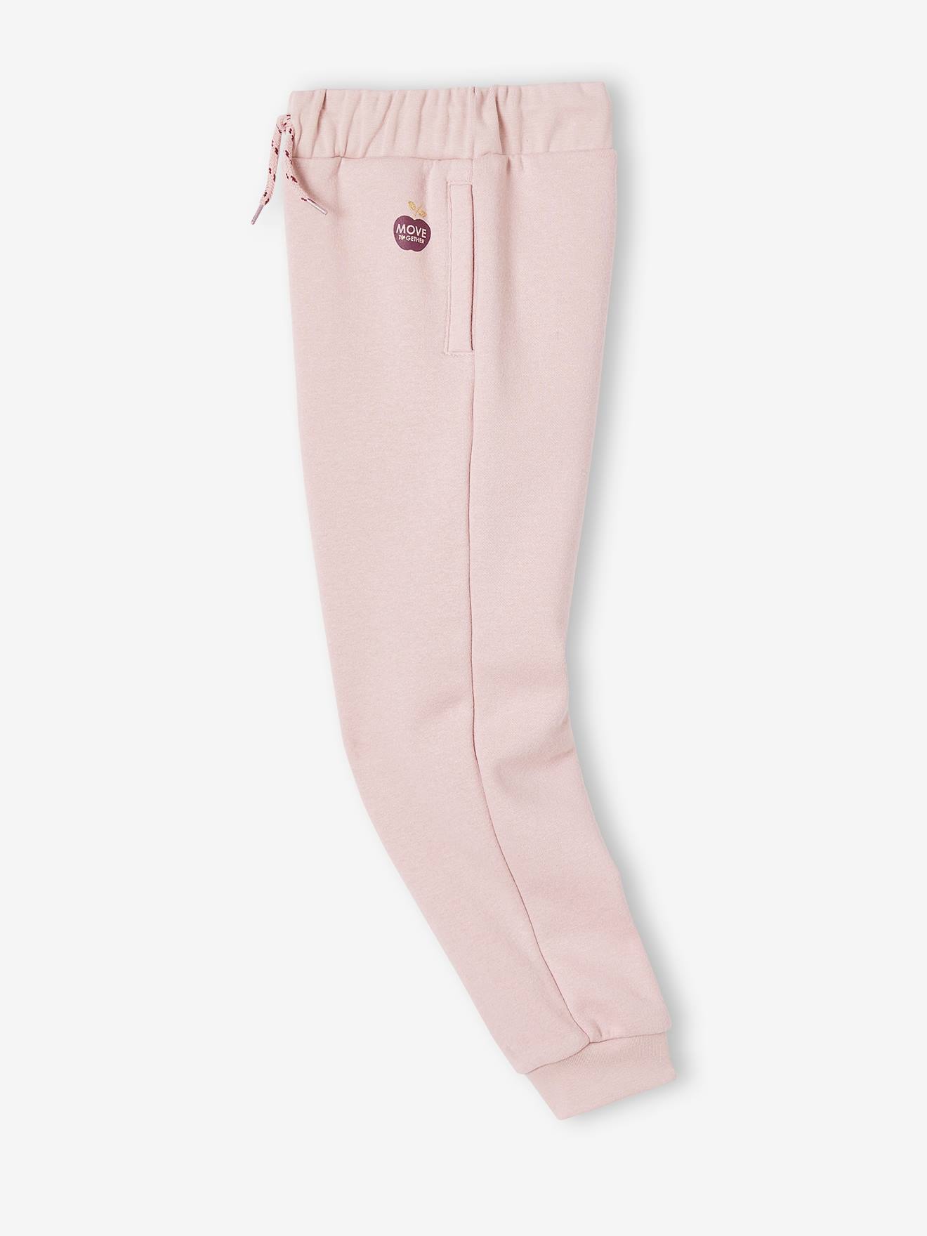 Pantalon jogging Basics fille gris clair chine