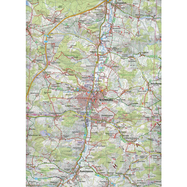 LANDSHUT 1 : 50 000 (UK50-35) - Karte
