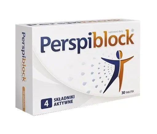 Perspiblock, Συμπλήρωμα διατροφής που μειώνει την εφίδρωση, Δισκία