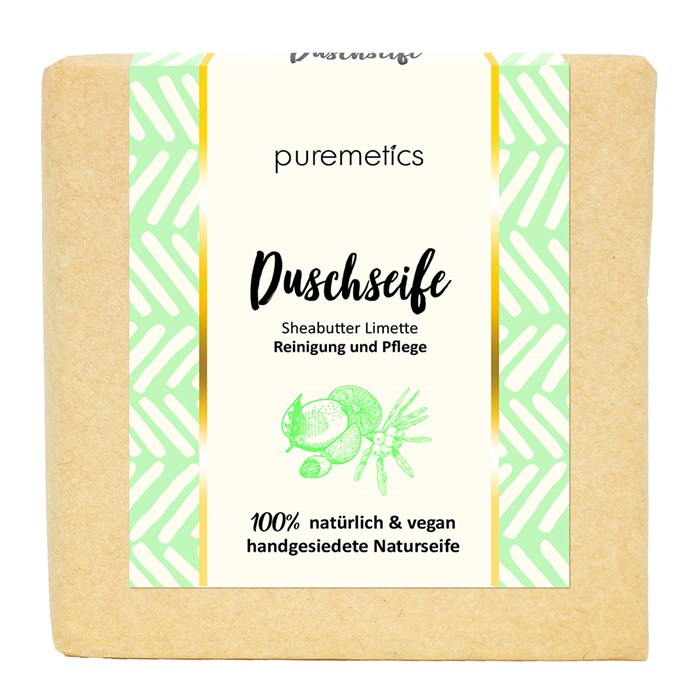 Straffende Dusch-Seife Sheabutter Limette