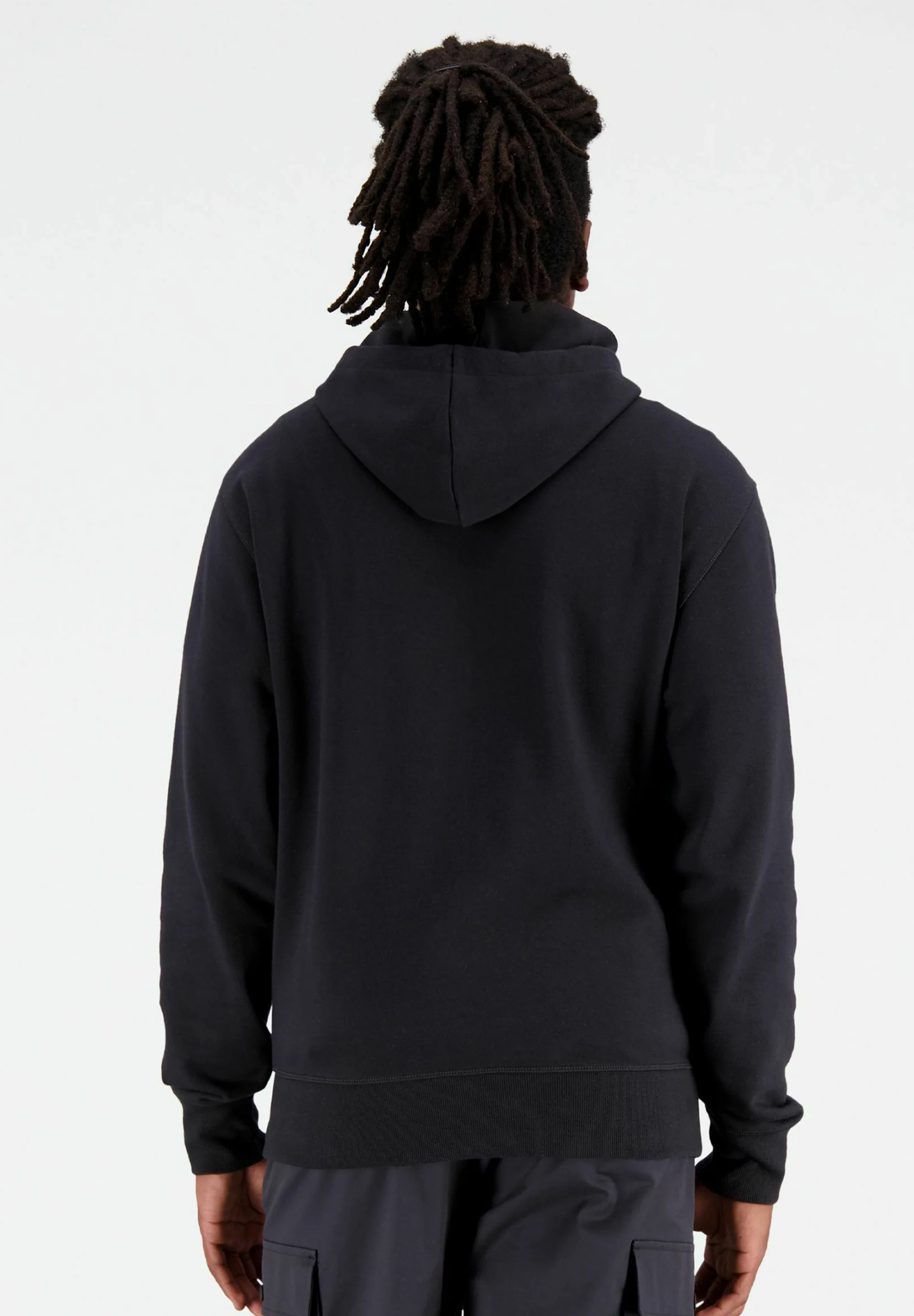 New Balance ESSENTIALS STACKED LOGO - Sudadera con cremallera