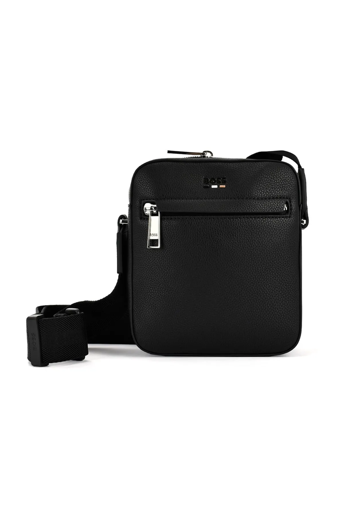 BOSS  Damen-Umhängetasche mit Logo und verstellbarem Riemen, Schwarz, 50490856-001