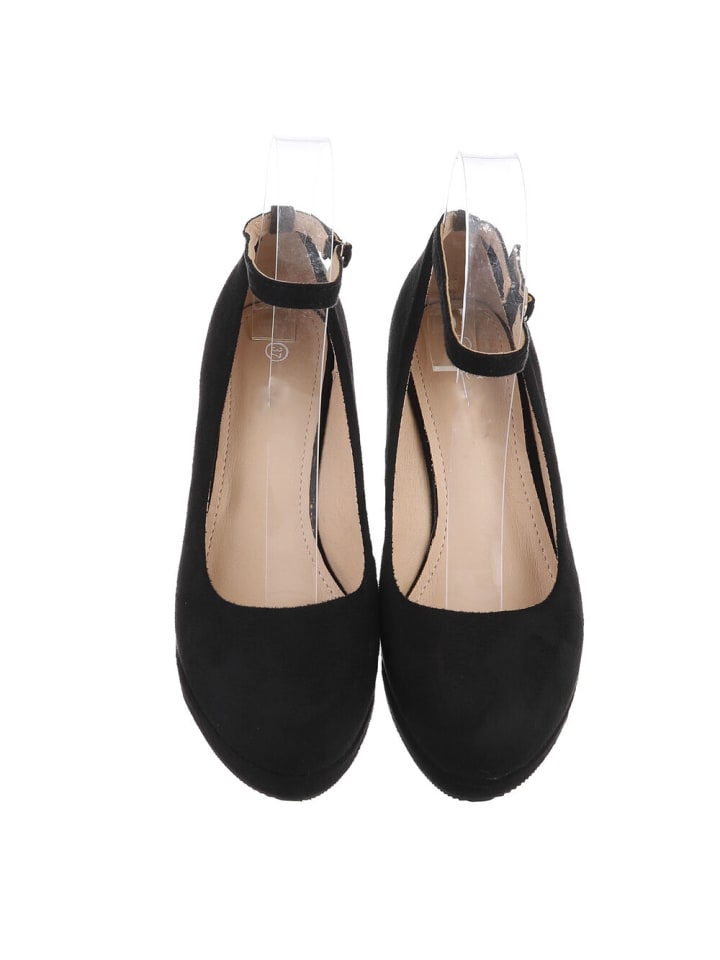 Ital-Design Pump in Schwarz und Silber günstig kaufen