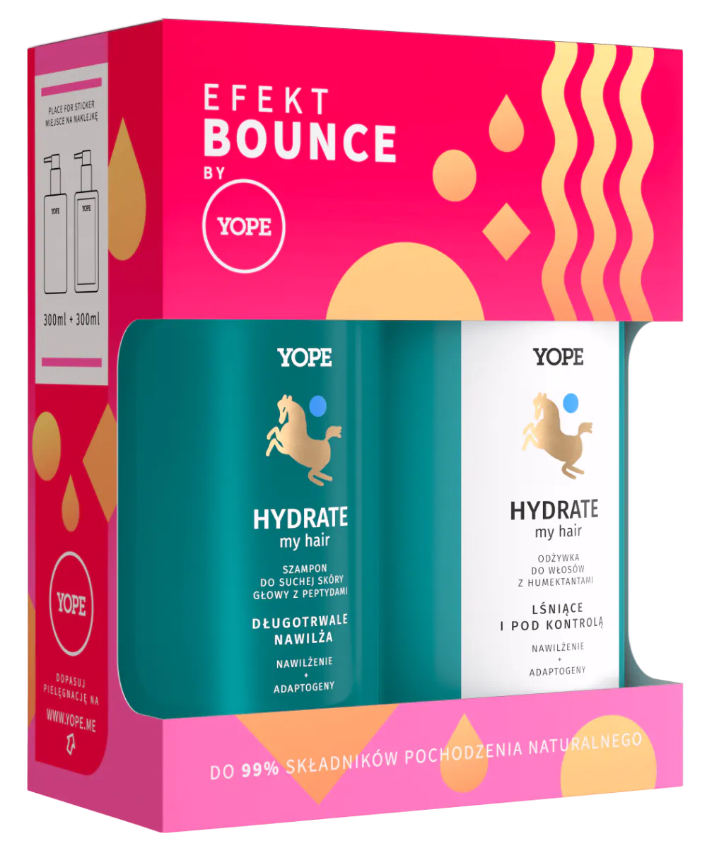 „Yope Hydrate“ rinkinys (šampūnas + kondicionierius)