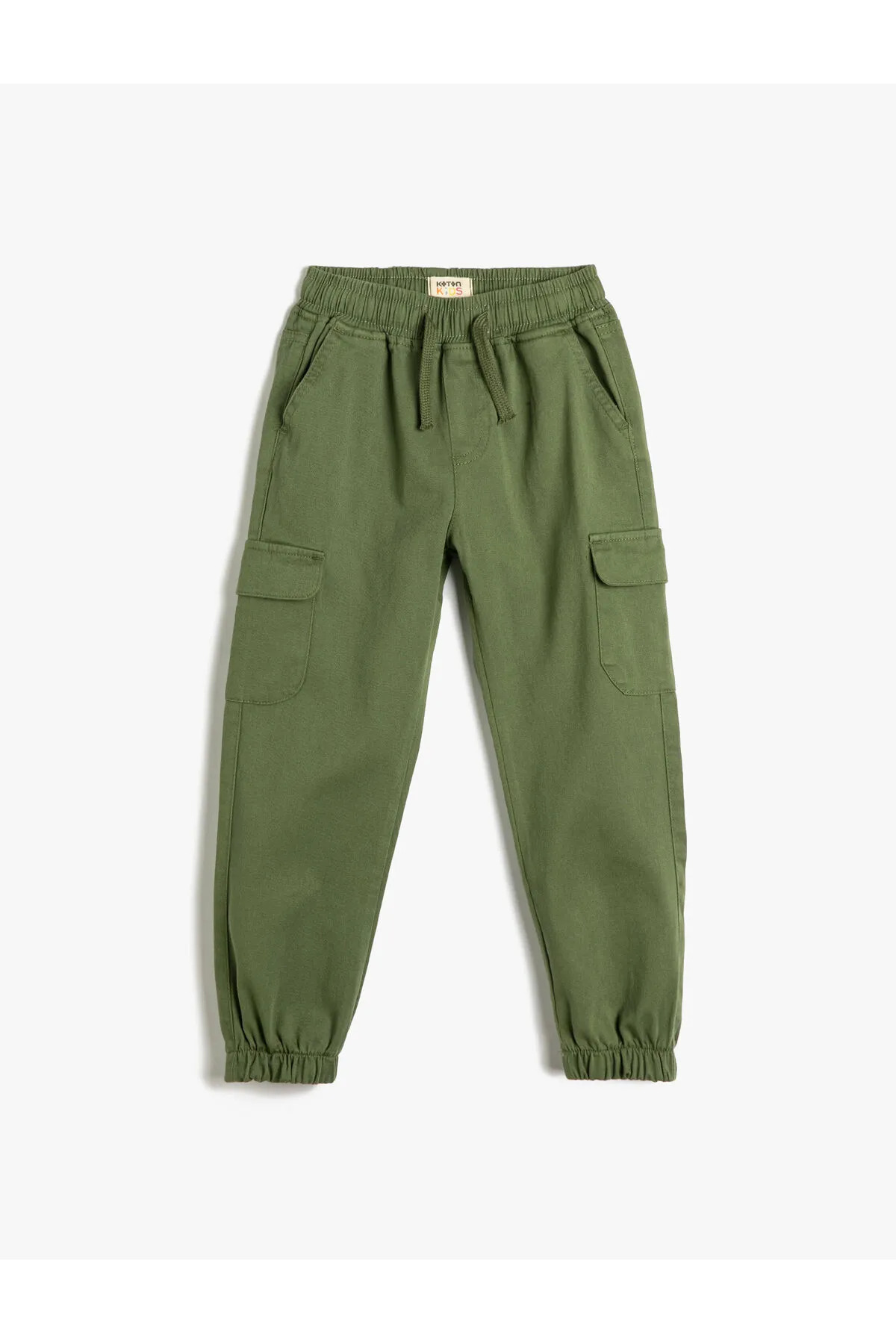Koton  Jogger-Cargohose aus Baumwolle mit Bindetasche an der Taille