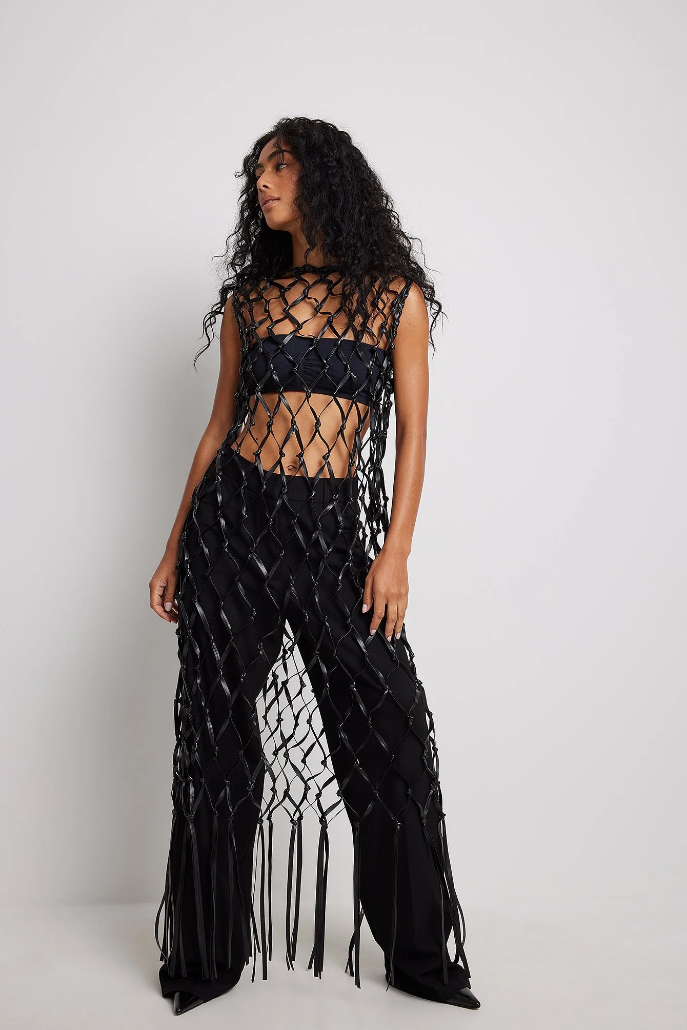 PU-Netzkleid