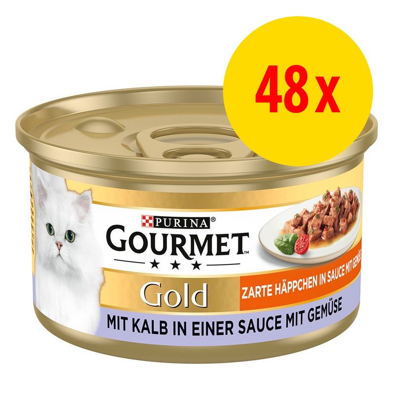 Gourmet Gold Zarte Häppchen 48 x 85 g zu TOP-Preisen | bitiba %
