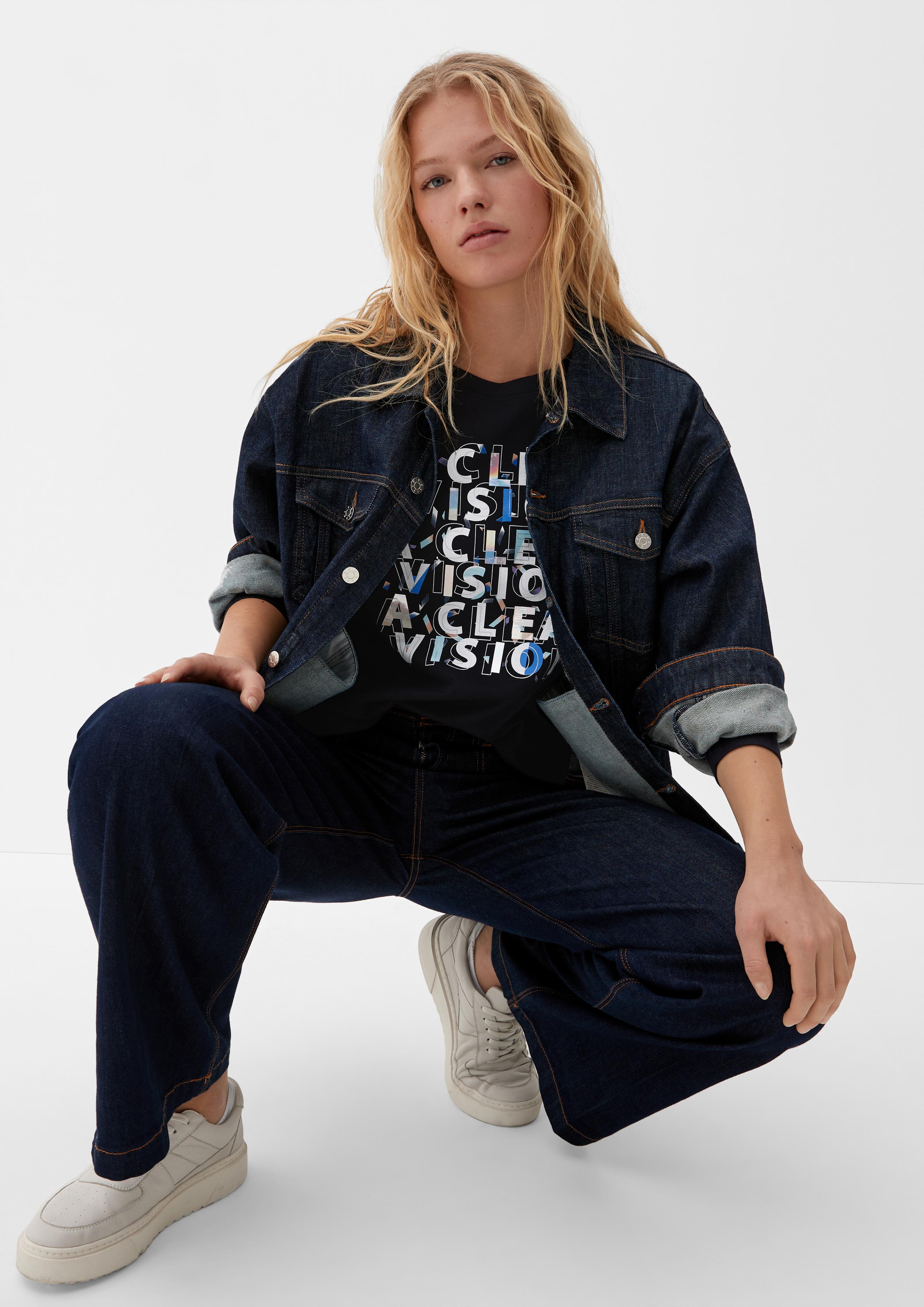 Longsleeve mit Effektprint  2126452-59D1