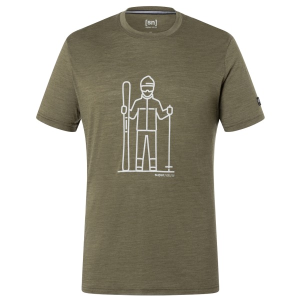 super.natural - Skieur Tee - Merinoshirt