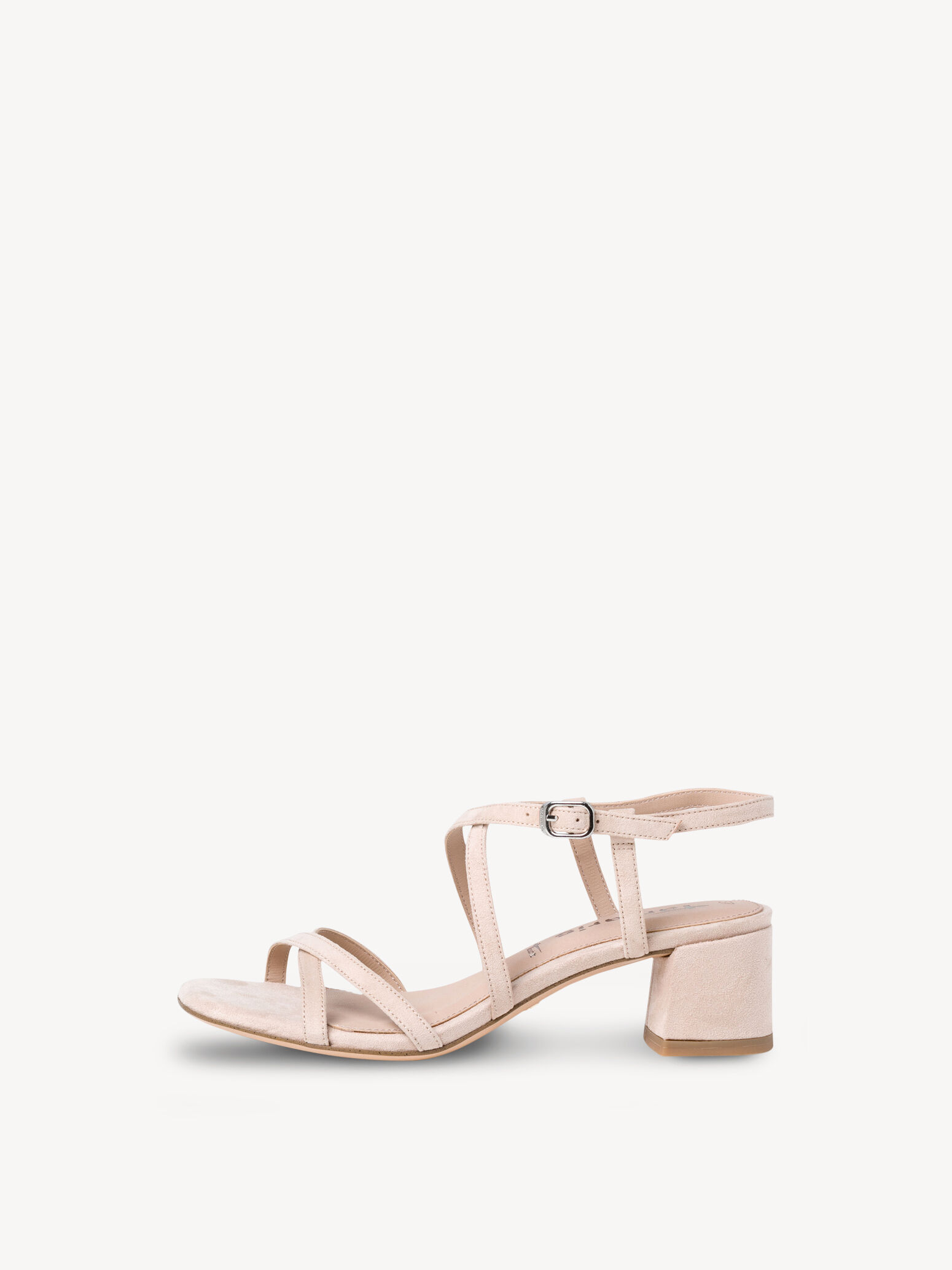 Sandale à talon - beige