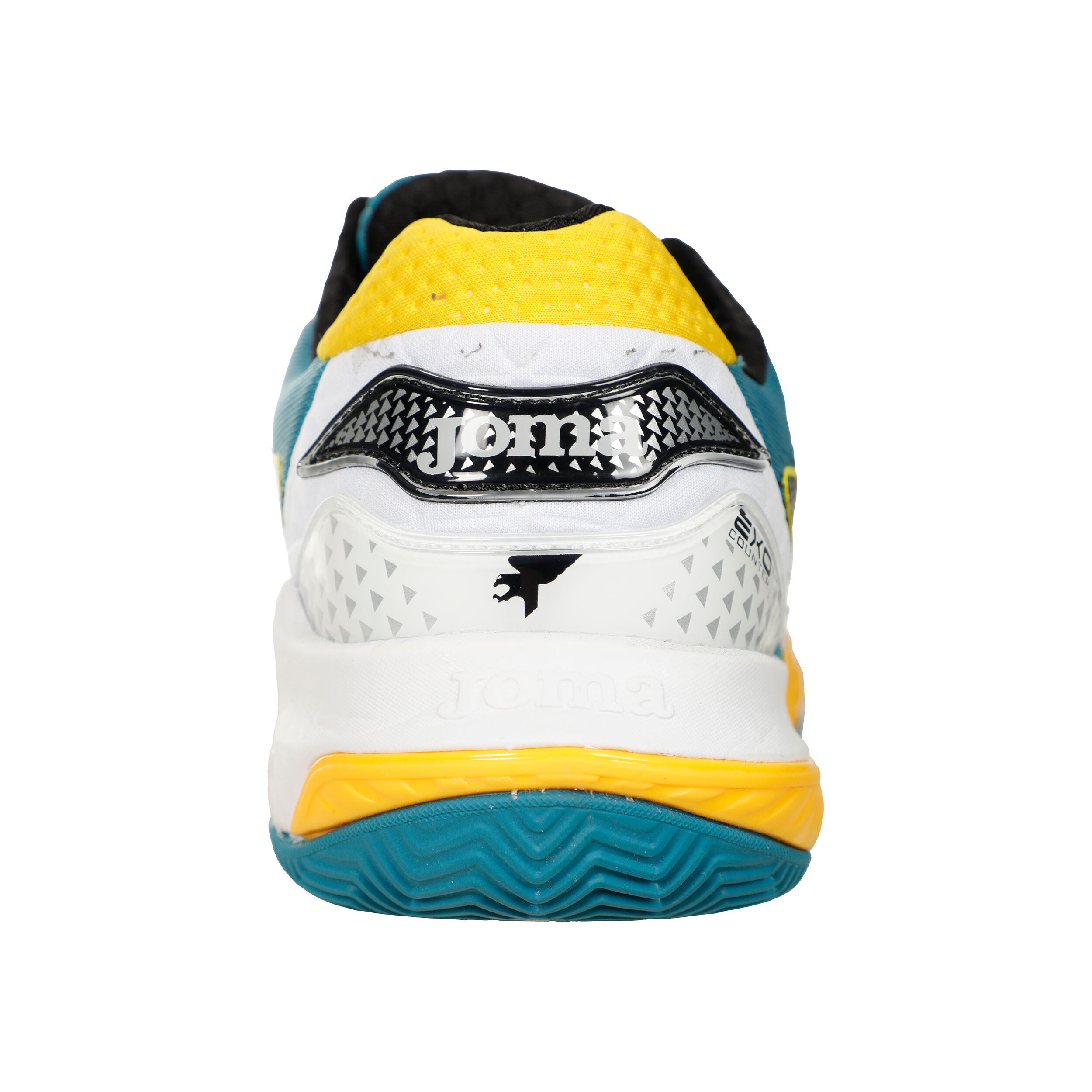 T. Point Padelschuh Herren - Petrol, Orange