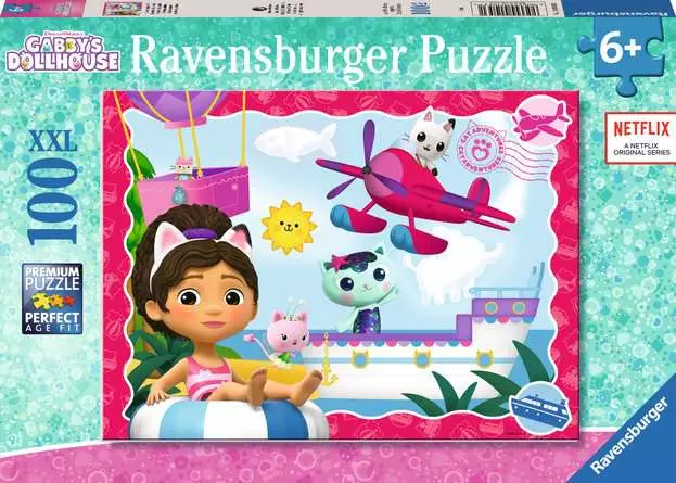 Kinderpuzzle ab 6 Jahren - Katzenabenteuer! - 100 Teile