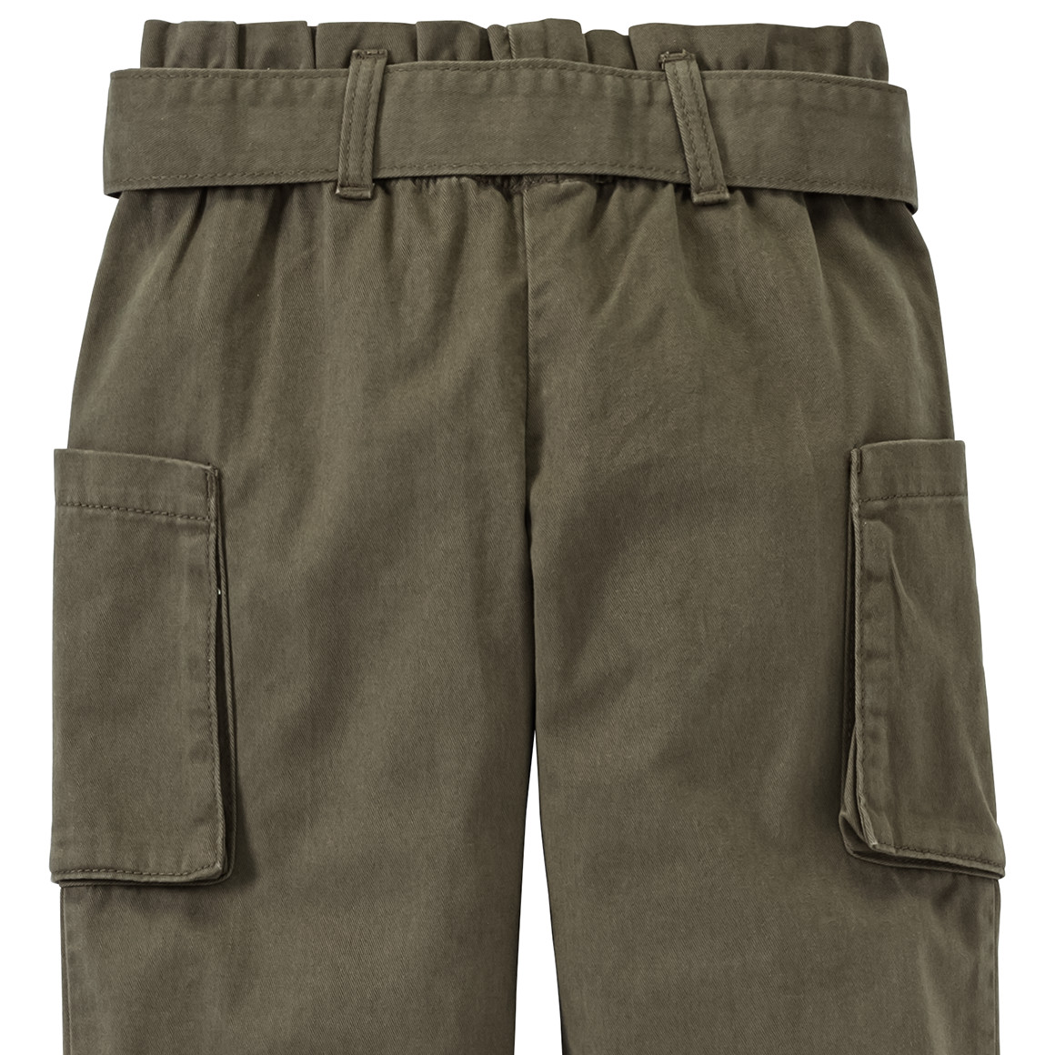 Mädchen Cargohose mit Bindegürtel
