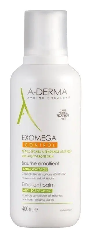 A-Derma Exomega Control balzamas minkštinamasis, 400 ml