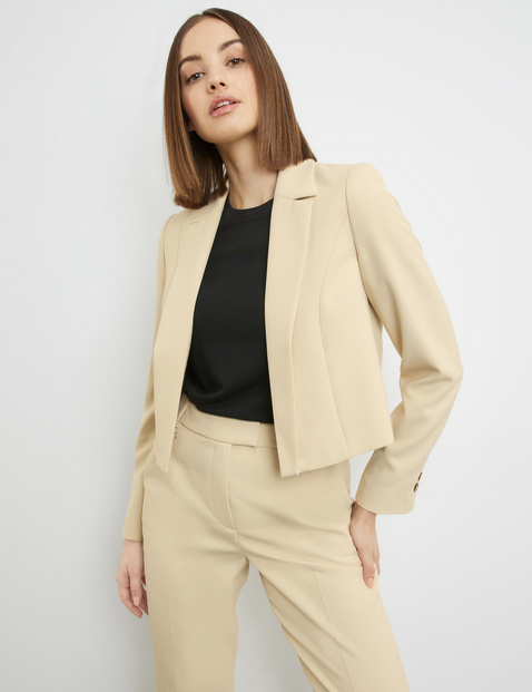 Boleroblazer aus feiner Stretch-Qualität