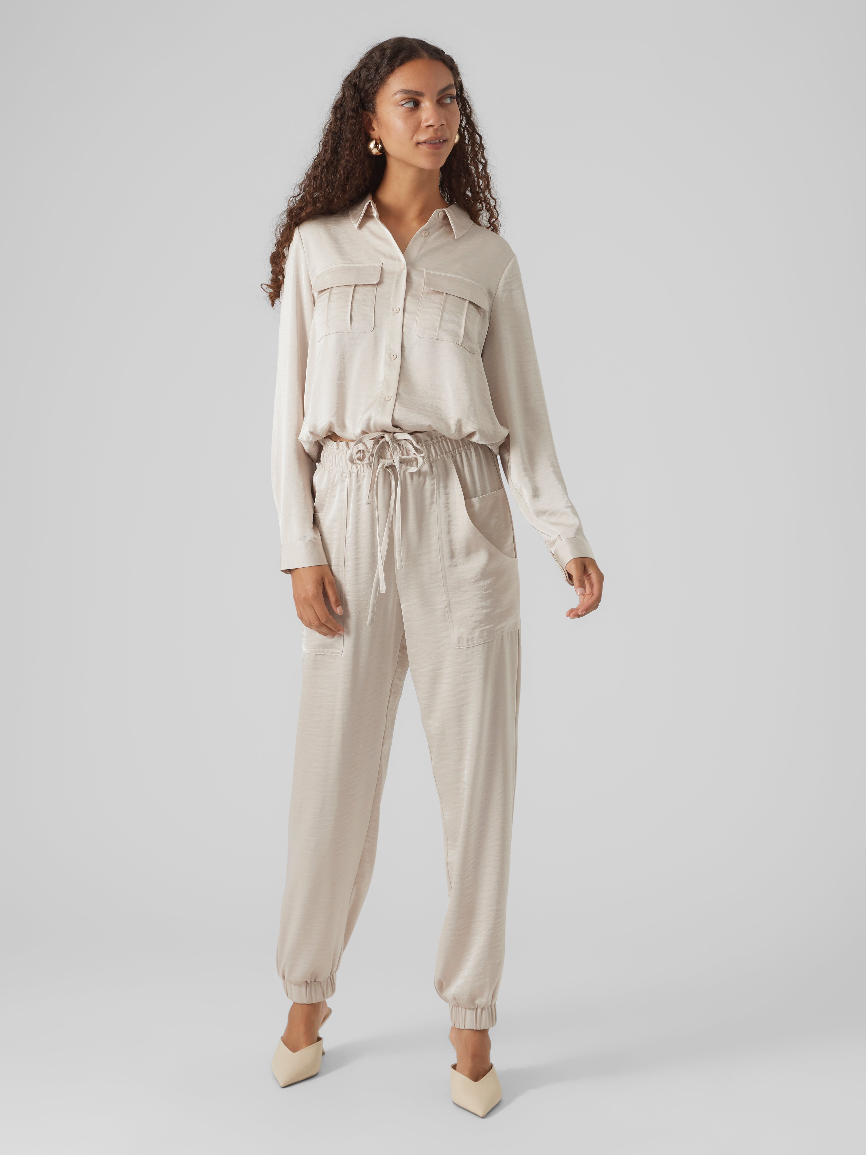 VMMARYS Hohe Taille Hose