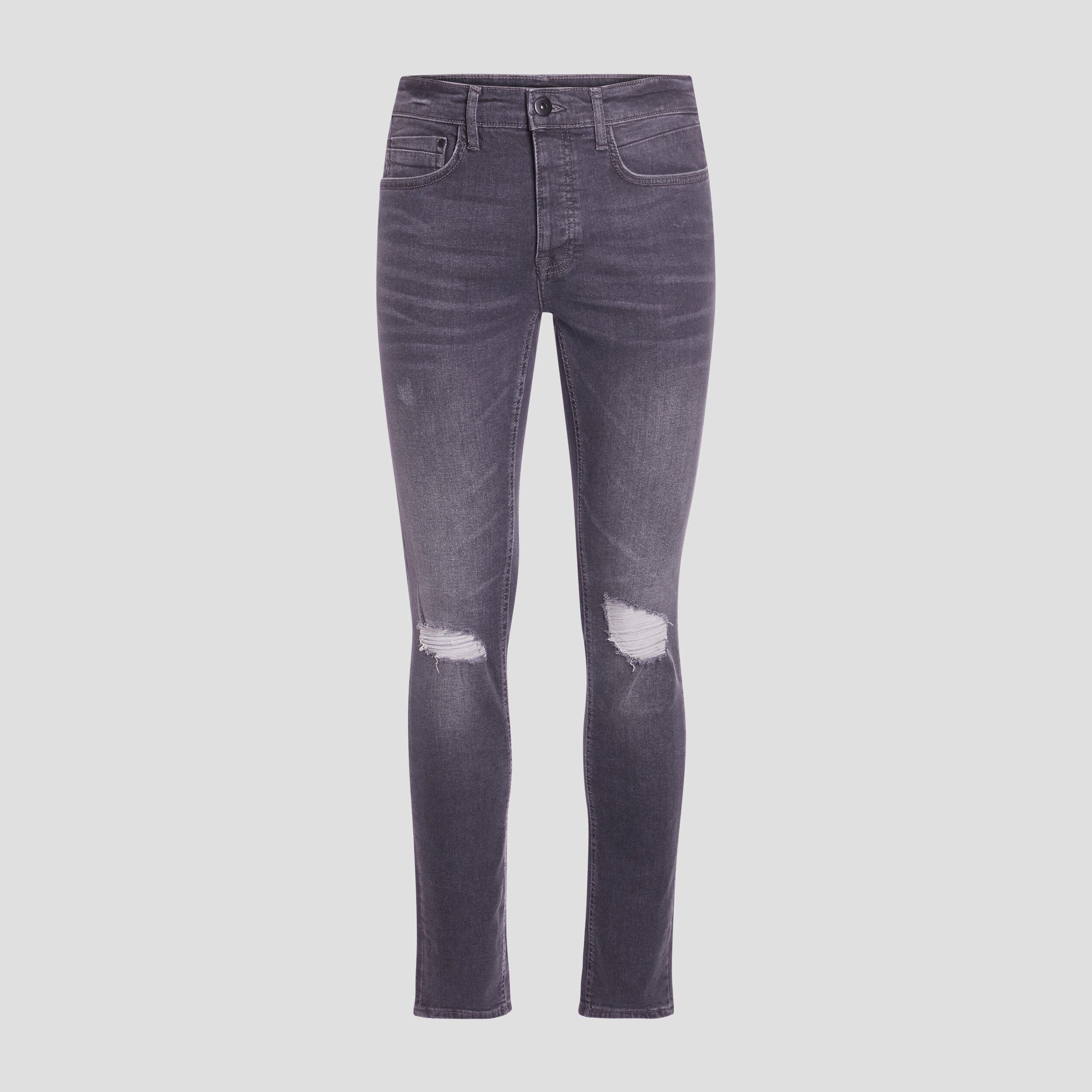 Jeans skinny stretch Liberto bleu gris homme | La Halle