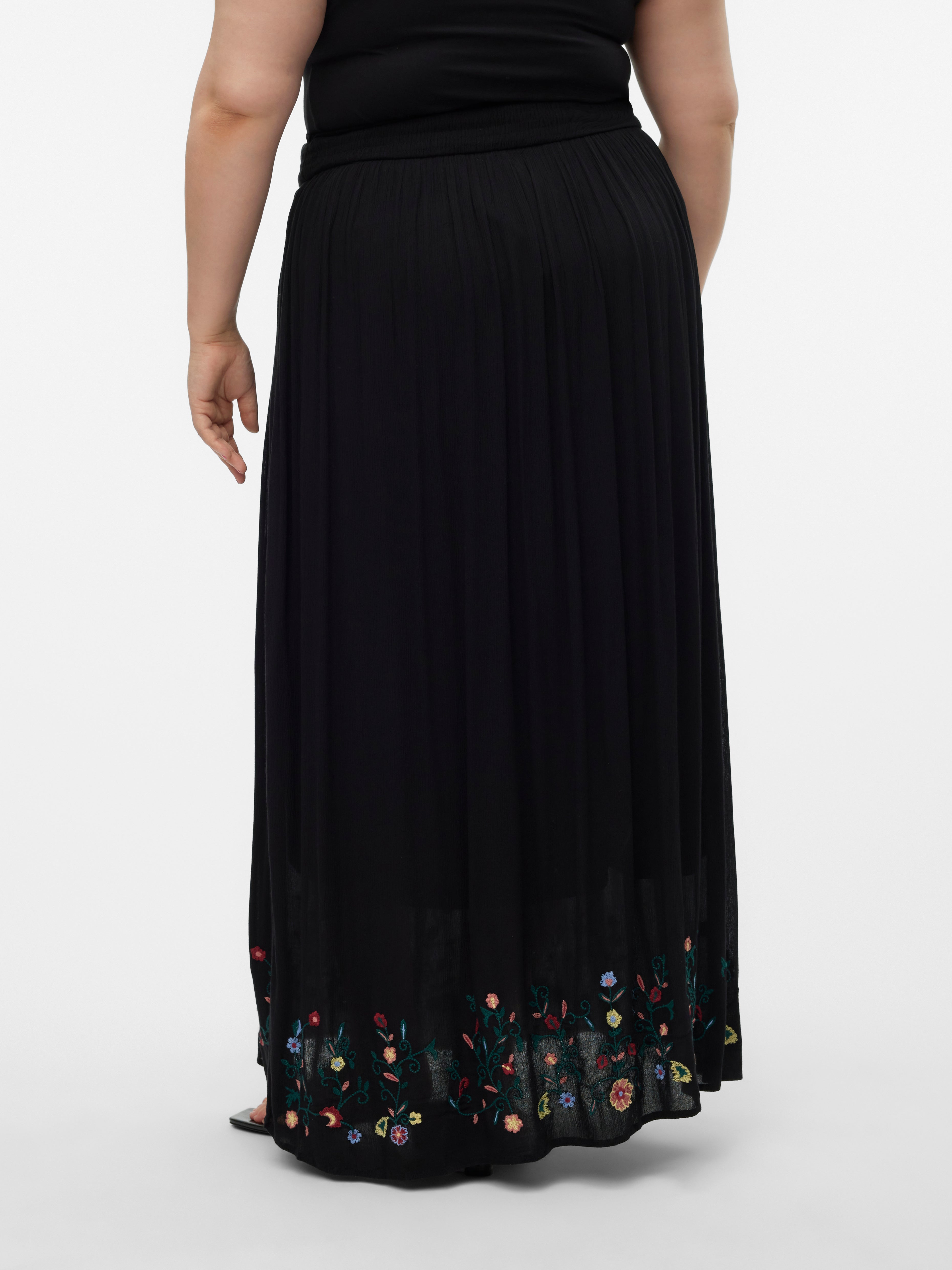 VMSINA Hohe Taille Langer Rock