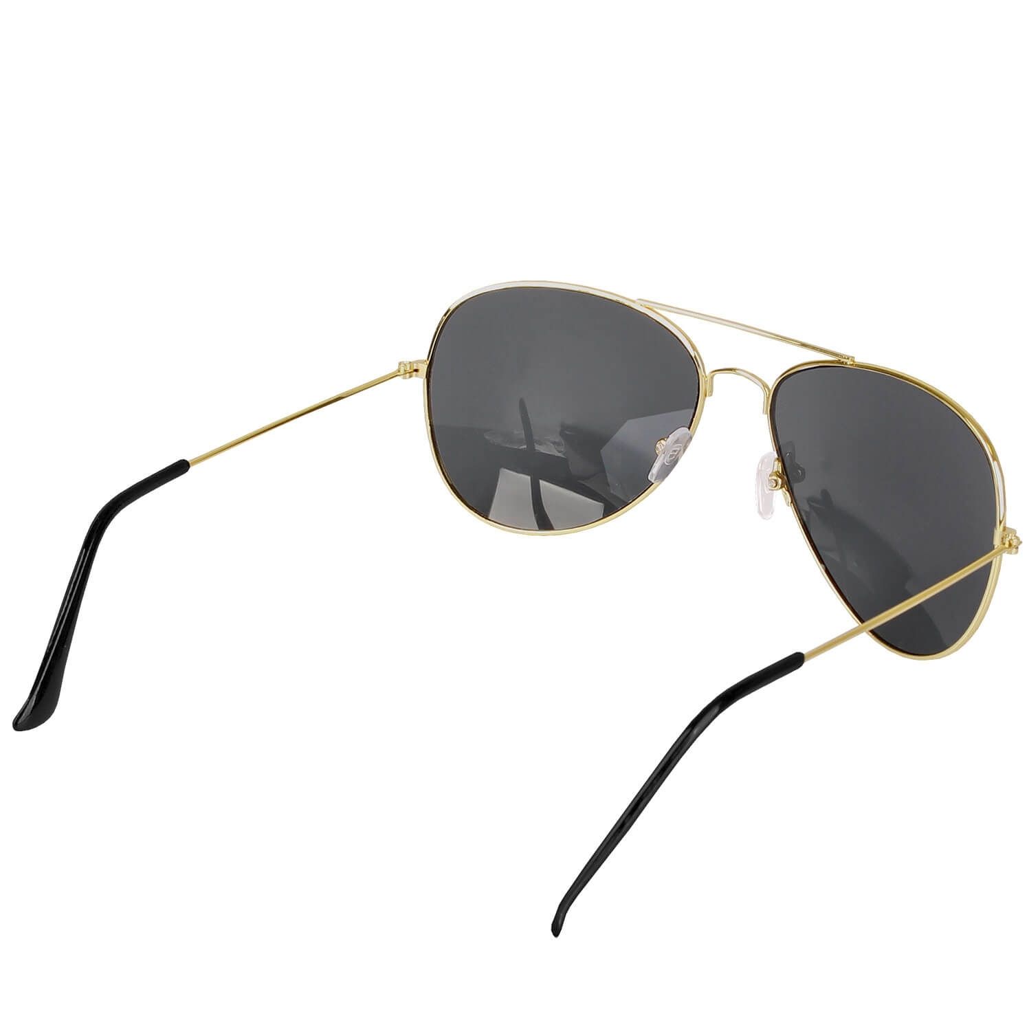 US Pilotenbrille gold m. Etui