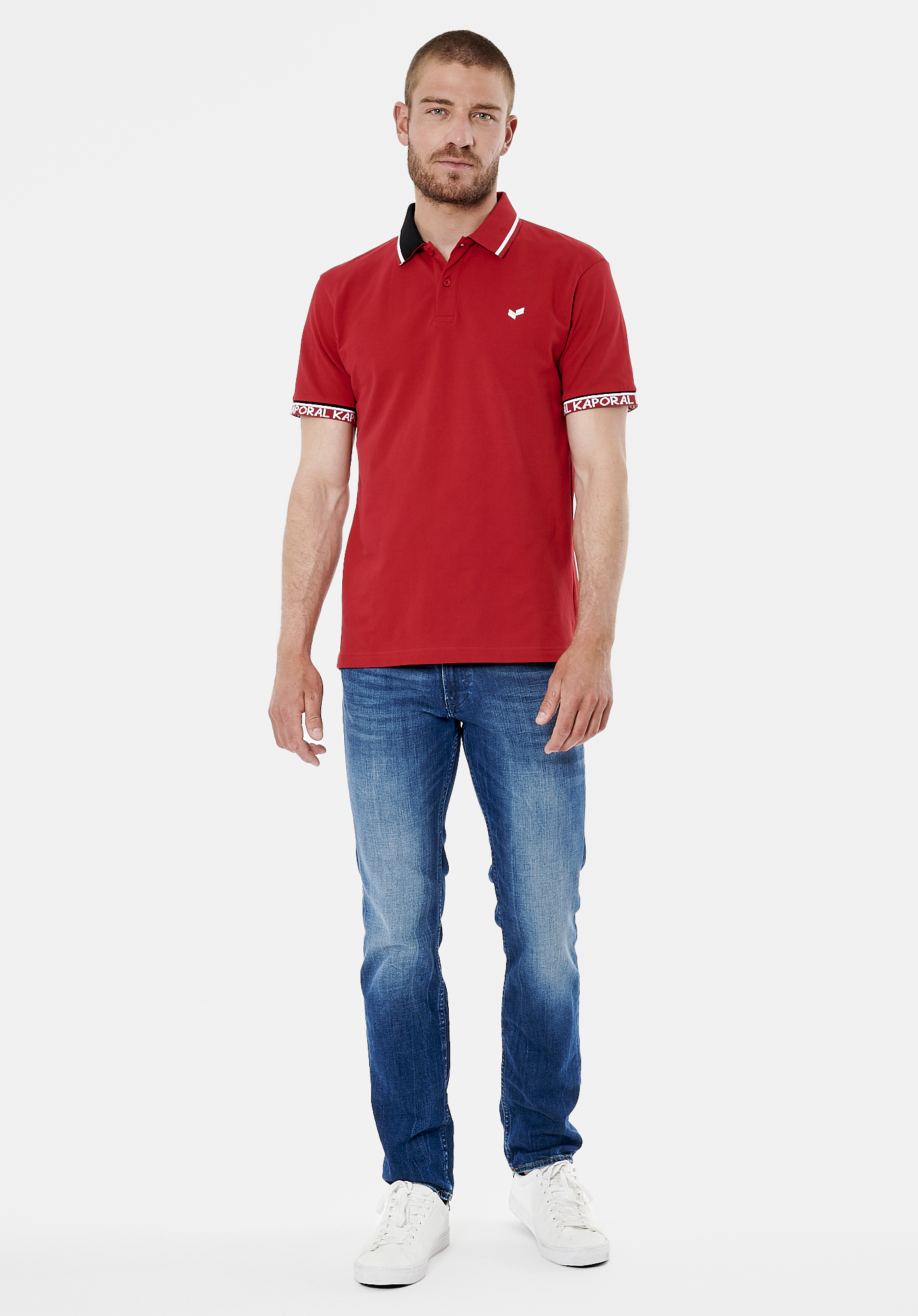 TETRO  Polo rouge homme