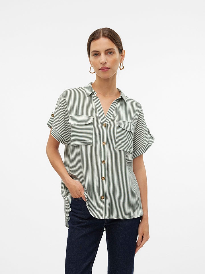 Vero Moda Bluse in Grün günstig kaufen
