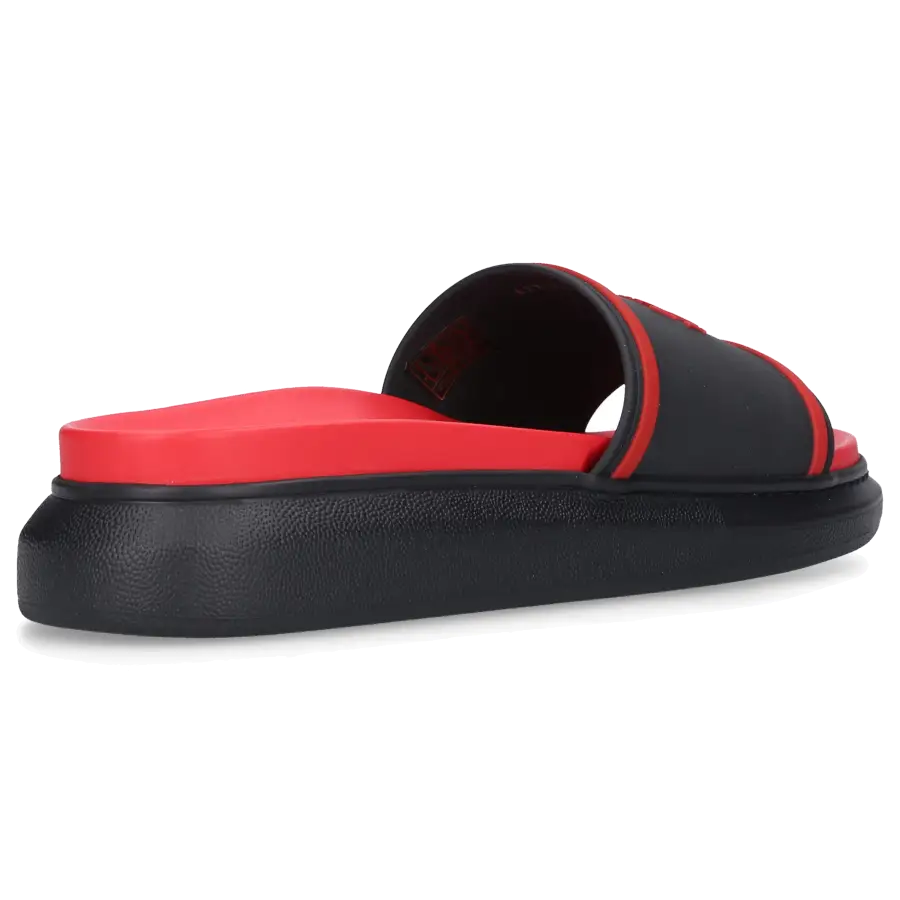 Alexander McQueen - Sandalen HYBRIDE OVERSIZED Kalbsleder - rot