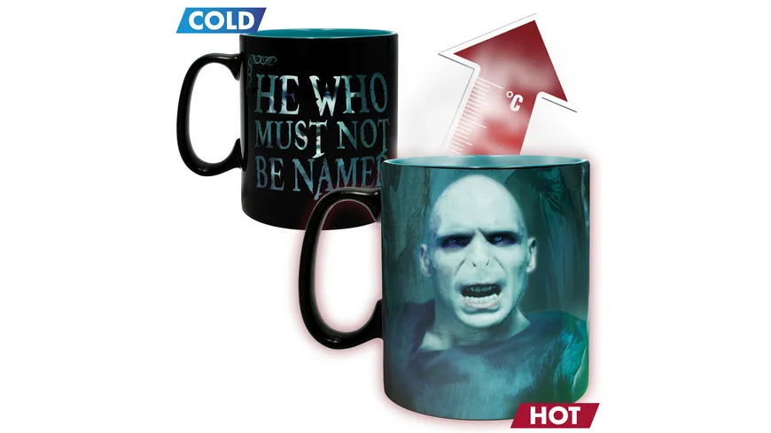 HARRY POTTER Tasse Thermoeffekttasse 460 ml Voldemort