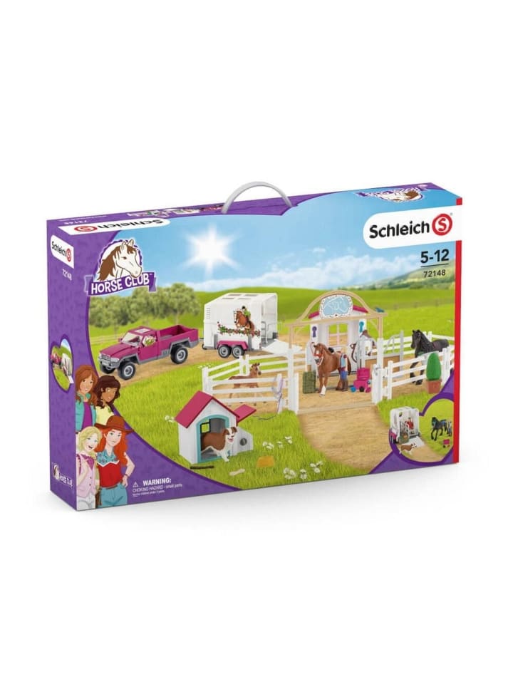 Schleich [Exklusiv Set] Horse Club Ausflug zur Pferdekoppel in Rosa ab 5 Jahre günstig kaufen onesize