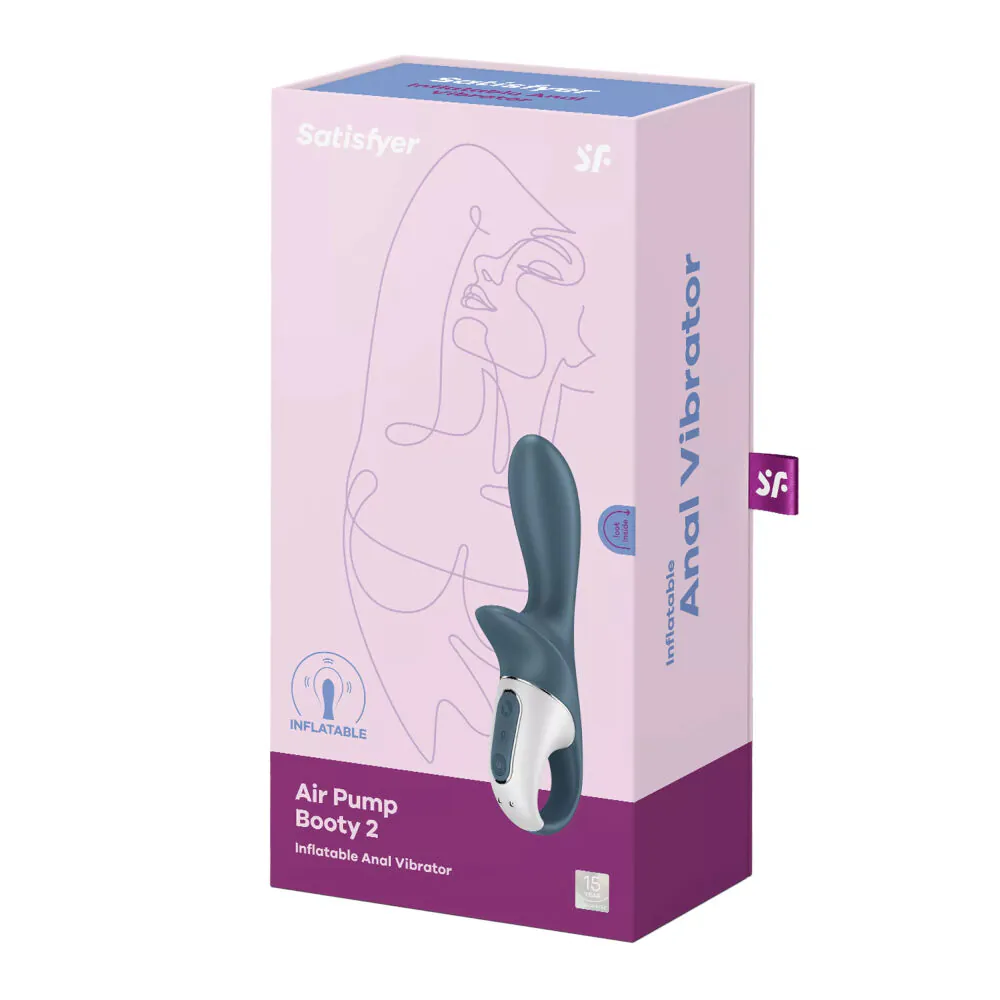 Satisfyer luftpumpe numsemassager mørkegrå