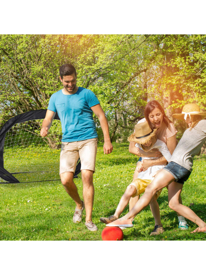relaxdays 2 x Pop Up Tor in Schwarz günstig kaufen onesize