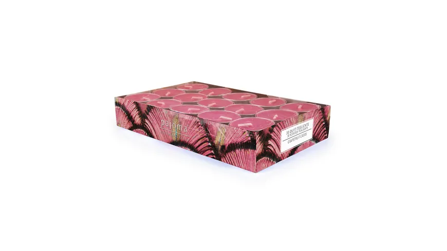 pajoma Teelichter Grapefruit-Cassis 30 Stück rot