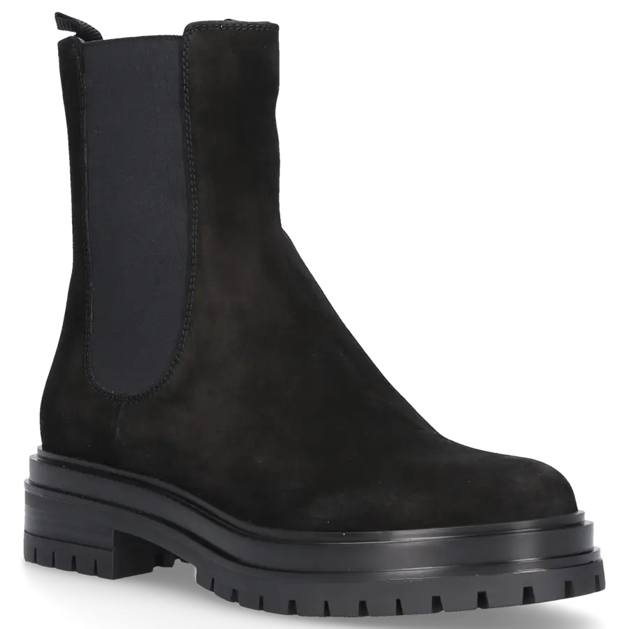 Gianvito Rossi - Chelsea Boots CHESTER Veloursleder - schwarz