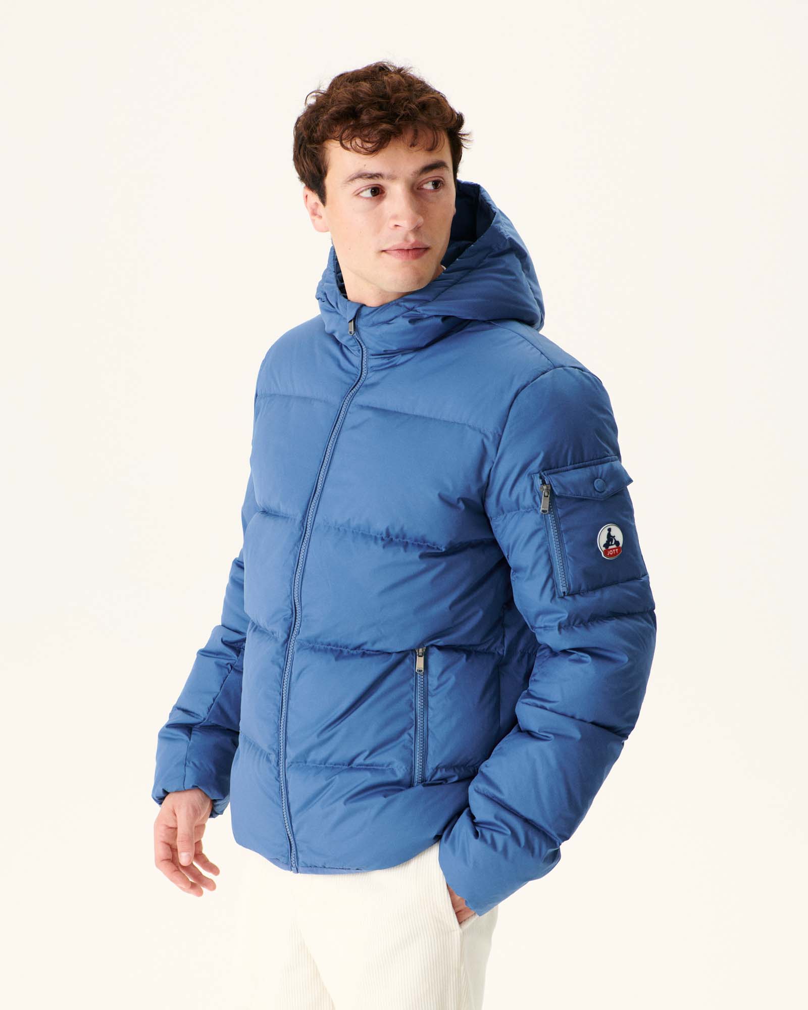 Doudoune à capuche Grand Froid Bleu jeans Toledo