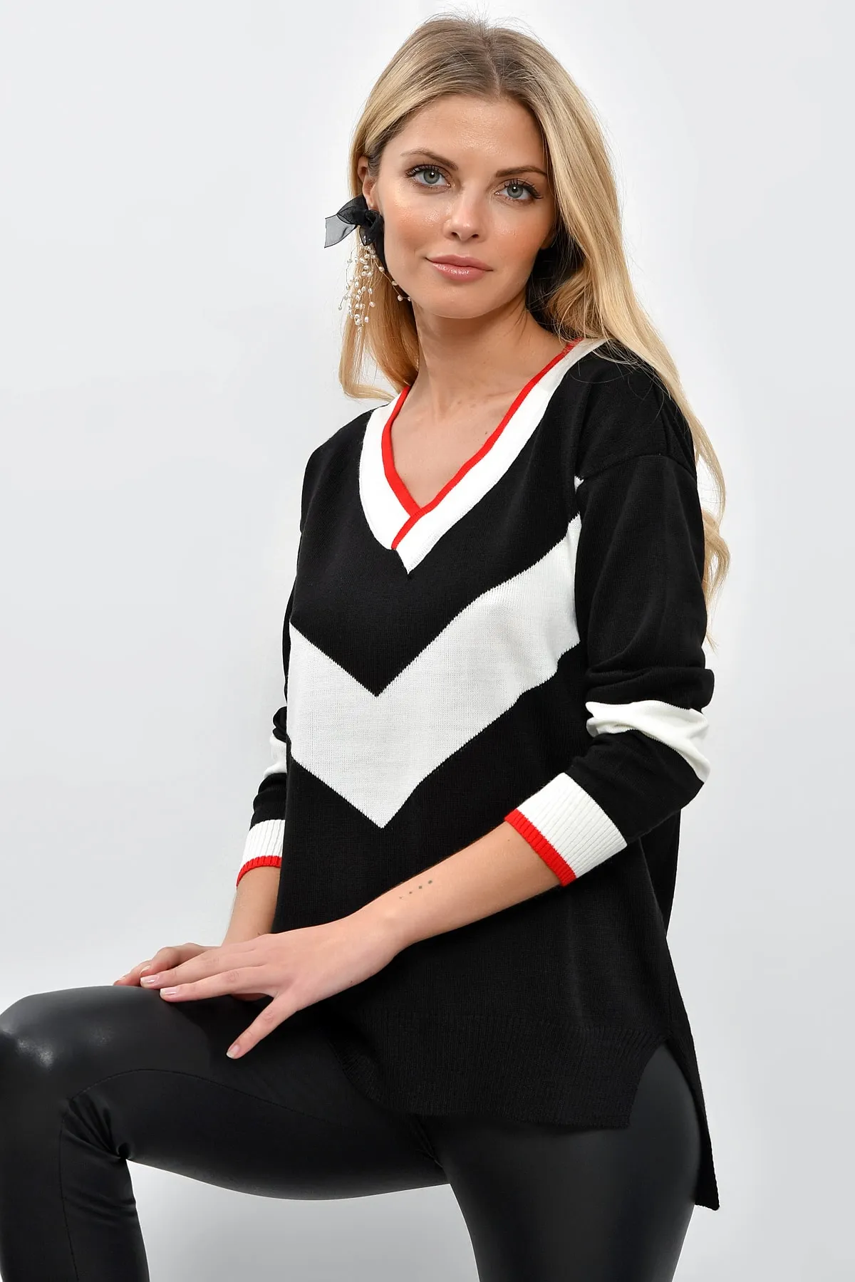Cool & Sexy  Tunika - Schwarz - Regular Fit