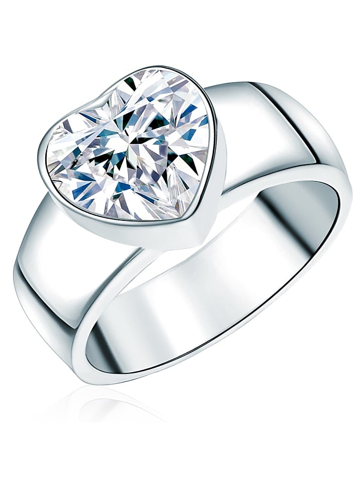 Rafaela Donata Ring Sterling Silber Zirkonia weiß in silber günstig kaufen 56