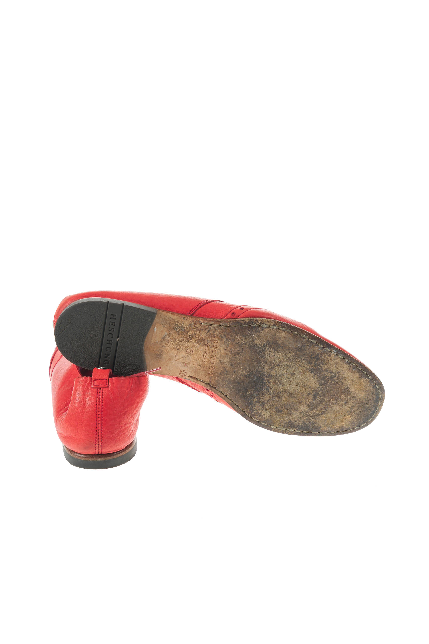 Heschung Derby Femme couleur rouge