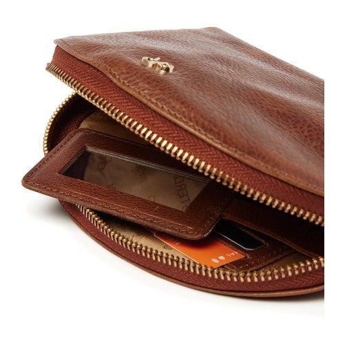 Borsa per il trucco dR Amsterdam, Cognac Milan