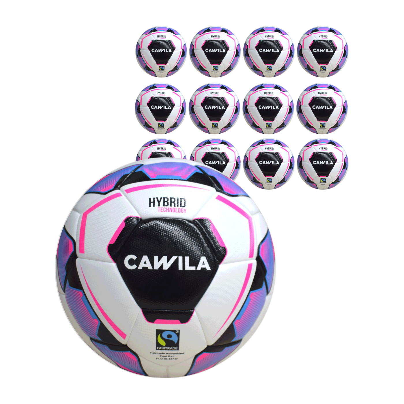 Cawila MISSION HYBRID LITE Fairtrade 350g Trainingsball 12x Gr. 5