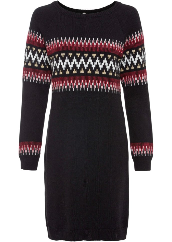 Strickkleid mit Muster