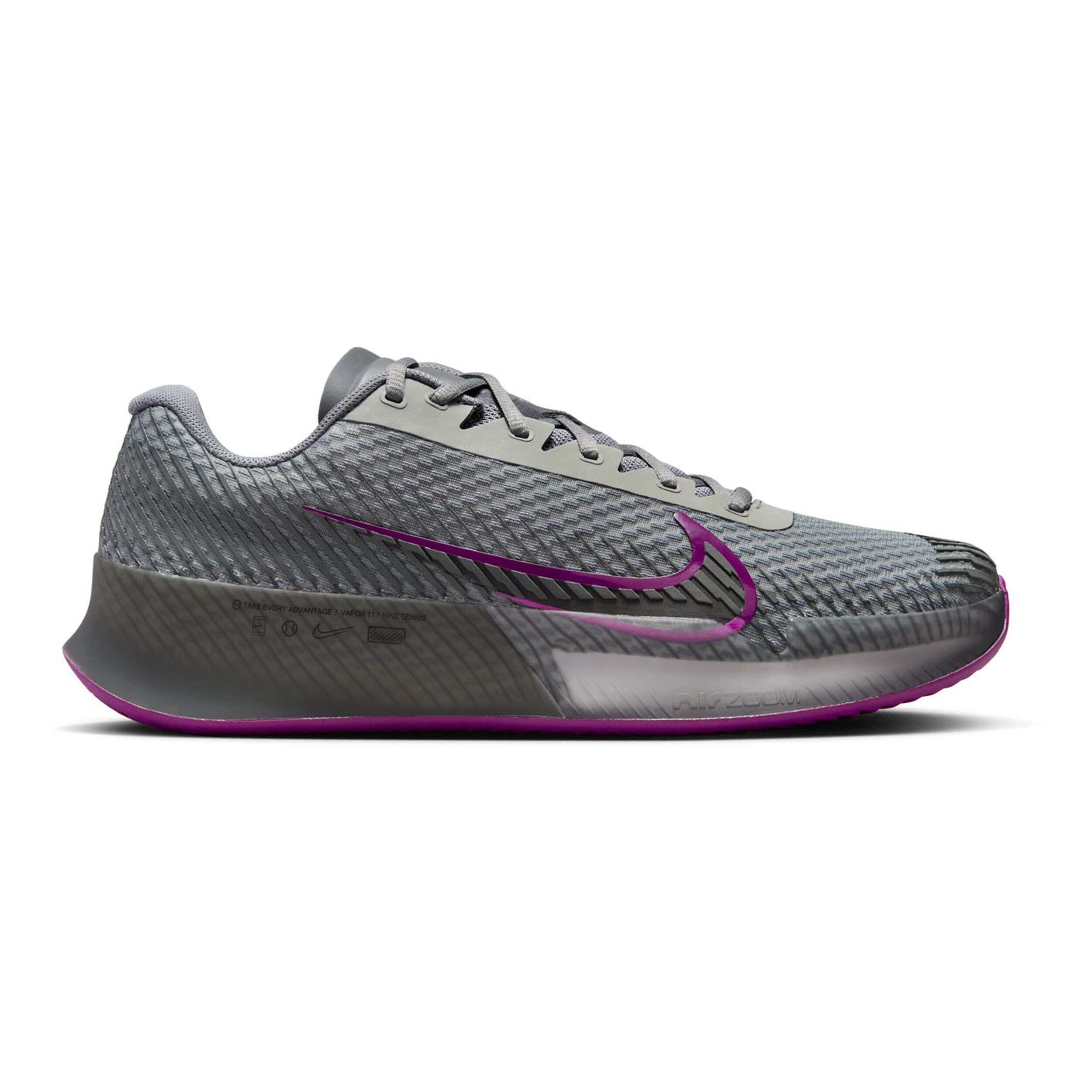 Air Zoom Vapor 11 Sandplatzschuh Herren - Grau, Berry