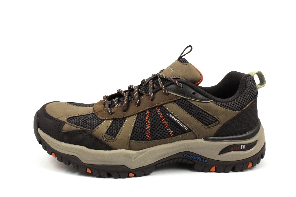 SKECHERS Freizeit Schnürer braun