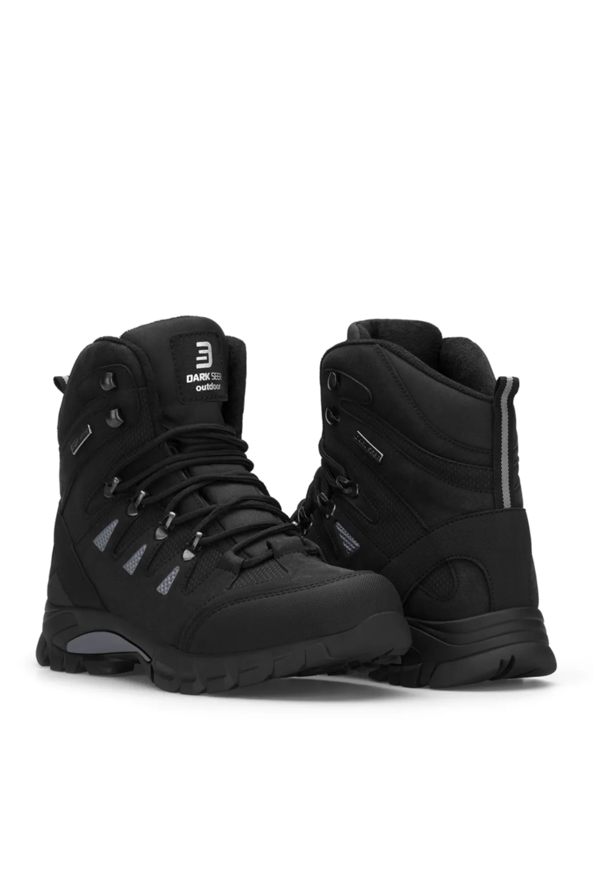 DARK SEER  Schwarze schwarze Unisex-Stiefel und Stiefeletten DS.1633